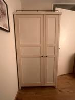 Witte Kledingkast Hemnes met Hangruimte en Planken, Ophalen, Overige materialen, 100 tot 150 cm, Zo goed als nieuw