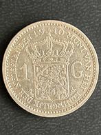 1 gulden 1910, Postzegels en Munten, Munten | Nederland, Ophalen of Verzenden, Koningin Wilhelmina, 1 gulden