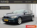 BMW 1-serie 118i Business+|SPORT|LEDER|AUT|NL AUTO|XENON|GRO, Auto's, BMW, Achterwielaandrijving, Gebruikt, 4 cilinders, 1290 kg