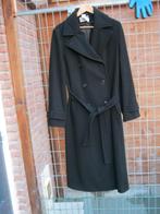 zgan Zwarte lange jas Turnover L, Kleding | Dames, Zwart, Maat 42/44 (L), Zo goed als nieuw, Turnover