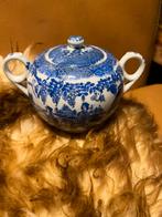 Japanse suikerpot blauw wit porselein, Antiek en Kunst, Ophalen of Verzenden