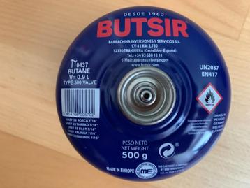 Gastankje BUTSIR 500 g nieuw / niet gebruikt beschikbaar voor biedingen