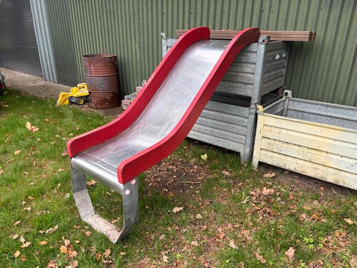 RVS Glijbaan, Kinderen en Baby's, Speelgoed | Buiten | Los speelgoed, Gebruikt, Ophalen