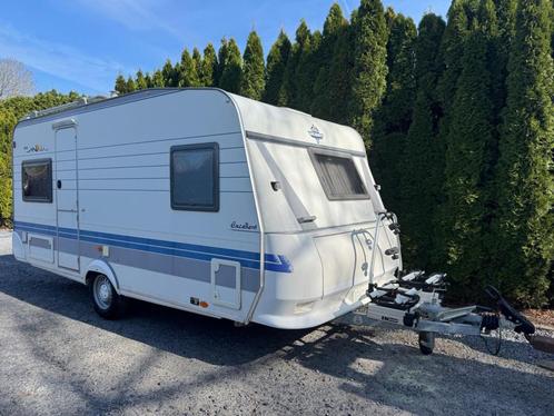 Hobby 460 UFe Excellent Vastbed rondzit voortent fietsendrag, Caravans en Kamperen, Caravans, Bedrijf, tot en met 4, 750 - 1000 kg