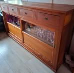 Massief teak dressoir, Ophalen, Gebruikt, 25 tot 50 cm