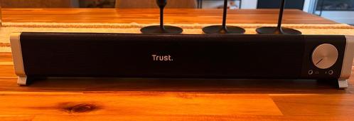 Trust Asto PC Soundbar Speaker, Computer and Laptop, Full St, Computers en Software, Pc speakers, Zo goed als nieuw, Audiokanaal 2.0