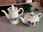 Royal Boch Boerenbont Theepot en Koffiepot, Ophalen, Gebruikt, Overige typen, Aardewerk