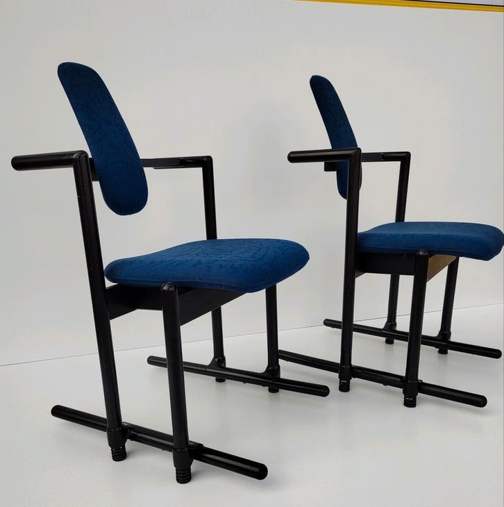 Stokke, Peter Opsvik . set flysit fauteuils, Huis en Inrichting, Fauteuils, Gebruikt, Hout, Stof, 50 tot 75 cm, Minder dan 75 cm