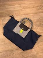 Longchamp tas - Maat M - Blauw, Verzenden, Zo goed als nieuw, Blauw, Handtas