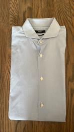 Hugo Boss overhemd mt: 40, Blauw, Zo goed als nieuw, Hugo Boss, Halswijdte 39/40 (M)
