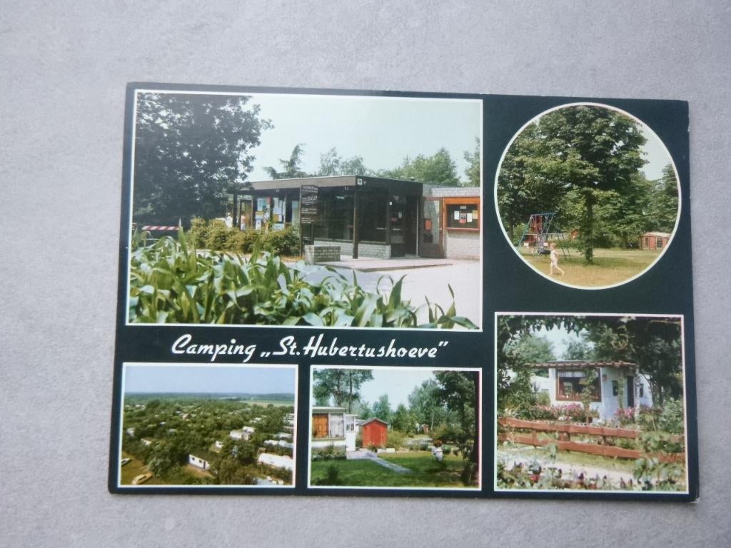 Oosterhout, st. Hubertushoeve/luchtfoto 1981, Verzenden, 1980 tot heden, Gelopen, Noord-Brabant