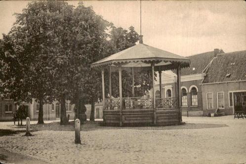 Tholen - Kiosk Markt, Verzamelen, Ansichtkaarten | Nederland, Gelopen, Zeeland, Voor 1920, Ophalen of Verzenden