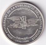 Andorra, 5 Diners, 1998, zilver (manuel digest), Postzegels en Munten, Munten | Europa | Niet-Euromunten, Zilver, Ophalen of Verzenden