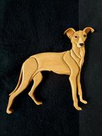 Handgesneden houten hond Podenco, Ophalen of Verzenden, Zo goed als nieuw