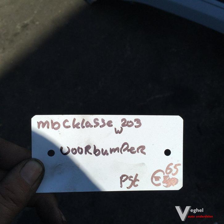 Mercedes W203 2003  Sedan - Station Voorbumper, Auto-onderdelen, Carrosserie en Plaatwerk, Bumper, Voor, Gebruikt, Ophalen