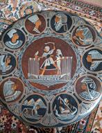 Wandbord Egyptisch. Koper ingelegd. Prachtig!!, Ophalen