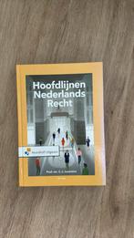 Hoofdlijnen Nederlands recht 9789001593193, Ophalen of Verzenden, Alpha, Zo goed als nieuw, HBO