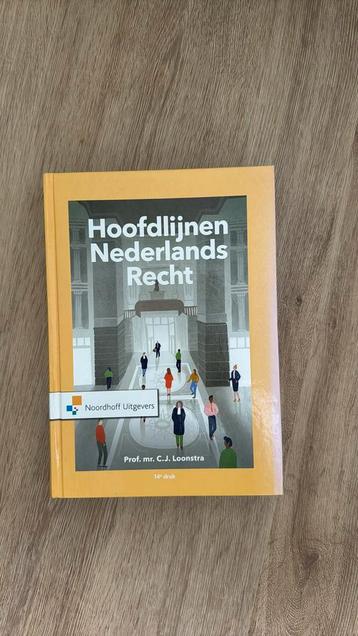 Hoofdlijnen Nederlands recht 9789001593193 beschikbaar voor biedingen