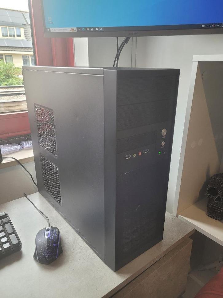 Game PC i5-6600K 8GB DDR4 GTX 1050 TI 4GB SSD&HDD, Computers en Software, Desktop Pc's, HDD, SSD, Met videokaart, Gaming, Ophalen