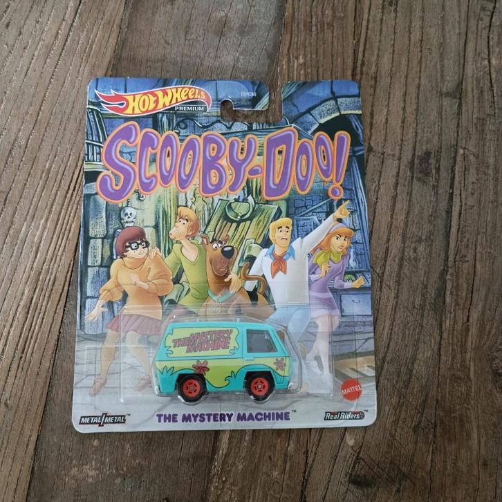 Hot wheels real riders scooby-doo the mystery machine, Hobby en Vrije tijd, Modelauto's | Overige schalen, Zo goed als nieuw, Auto