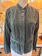 Blauw, fluwelen jasje Josephine & Co, 40/M, vintage-look., Kleding | Dames, Ophalen of Verzenden, Nieuw, Maat 38/40 (M), Blauw