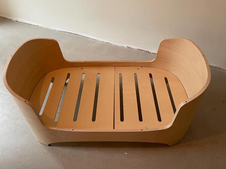 Leander Meegroeibed, Kinderen en Baby's, Kinderkamer | Bedden, Gebruikt, 160 tot 180 cm, 70 tot 85 cm, Lattenbodem, Matras, Ophalen