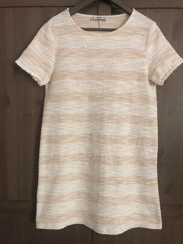 Ibiza jurk summer dress boho zand beige M zgan