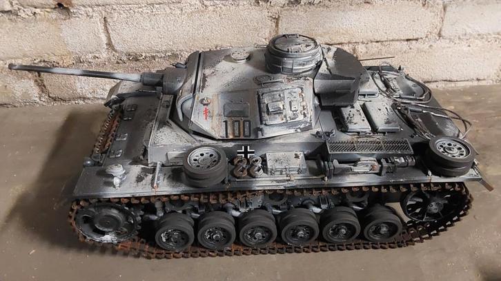 Lot 1/16 panzer en figuren, Hobby en Vrije tijd, Modelbouw | Auto's en Voertuigen, Tank, 1:32 tot 1:50, Overige merken, Ophalen