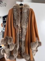 Vintage Bontjas - Stijlvol en Warm, Ophalen of Verzenden, Zo goed als nieuw, Maat 38/40 (M), Bruin