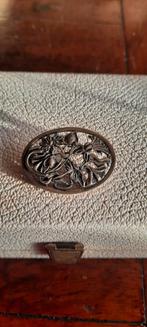 Antieke Jugendstil broche, zilver, Ophalen of Verzenden, Zo goed als nieuw, Zilver, Zilver