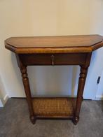 Mooie eiken side table, Huis en Inrichting, Tafels | Sidetables, Ophalen, 25 tot 50 cm, Rechthoekig, 50 tot 100 cm