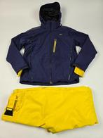 Kjus Formula Skipak Donkerblauw Geel Heren M, Ophalen of Verzenden, Maat 48/50 (M), Pak