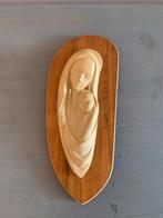 Houten Wanddecoratie Maria met Kind, Ophalen of Verzenden