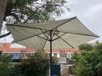 Zeskantige parasol, wit doek, Ophalen, Gebruikt