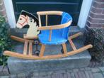Prachtig vintage HOBBELPAARD paard looppaard van hout 94 cm, Antiek en Kunst, Ophalen of Verzenden