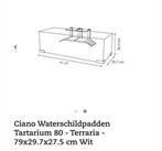 Ciano waterschildpadden terrarium aquarium, Dieren en Toebehoren, Ophalen, Zo goed als nieuw, Verlichting of Verwarming