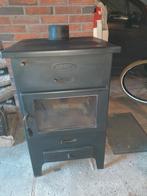 Houtkachel op cv, Huis en Inrichting, Kachels, Ophalen, Gebruikt, Hout, Houtkachel