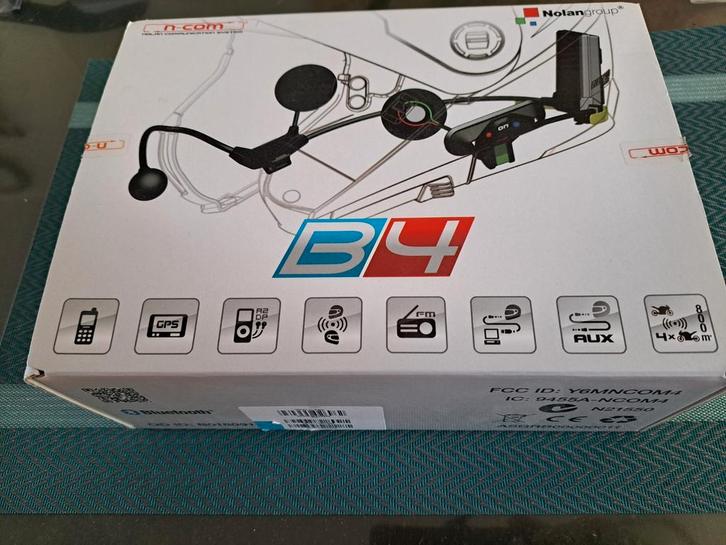 Nolan N-Com B4 Communicatiesysteem - Zo goed als nieuw, Motoren, Accessoires | Overige, Gebruikt, Ophalen