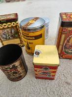 5 oude blikjes 1 ander, Ophalen, Gebruikt, Overige