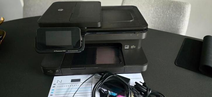 HP Photosmart 7520 e-alles-in-één printer, Computers en Software, Printers, Gebruikt, All-in-one, Inkjetprinter, Faxen, Kleur printen
