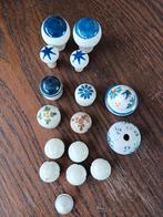 Delftsblauwe kruikdopjes, Ophalen