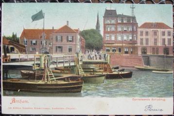 ansichtkaart Arnhem e/o nr. 102 - Schipbrug 1905 beschikbaar voor biedingen