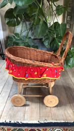 Rieten poppenwagen, Ophalen of Verzenden, Gebruikt, Babypop