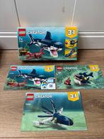31088 - LEGO CREATOR 3 in 1 Diepzeewezens, Verzenden, Zo goed als nieuw, Complete set, Lego