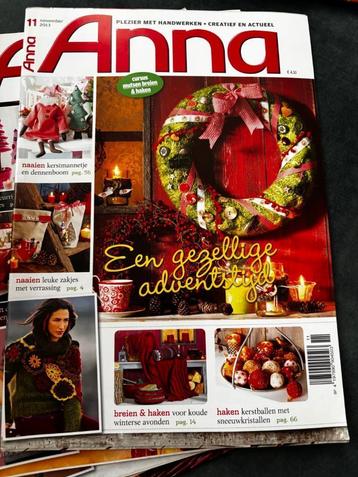 Tijdschriften handwerken (onder andere tijdschrift Anna) beschikbaar voor biedingen