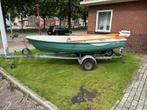 Te koop nette terhi 385 met 4pk motor  en  kantel trailer, Watersport en Boten, Vis- en Consoleboten, Ophalen, ', Tot 10 pk, '