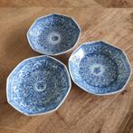3 antieke chinese porseleinen schaaltjes. 19e eeuw, Ophalen of Verzenden