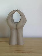 Handen Waxinelichthouder hoogte ca 30 cm., Ophalen, Overige materialen, Beige, Zo goed als nieuw