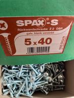 700st Spax achterwand schroeven 5x40mm, 281010500402, Doe-het-zelf en Verbouw, IJzerwaren en Bevestigingsmiddelen, Spax, Schroeven