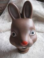 Vintage Paashaas / Konijn Hoofd - 13 cm, Antiek en Kunst, Verzenden